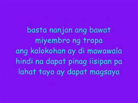 pinilahan ng barkada para maka score|Parokya Ni Edgar – Barkada Lyrics .